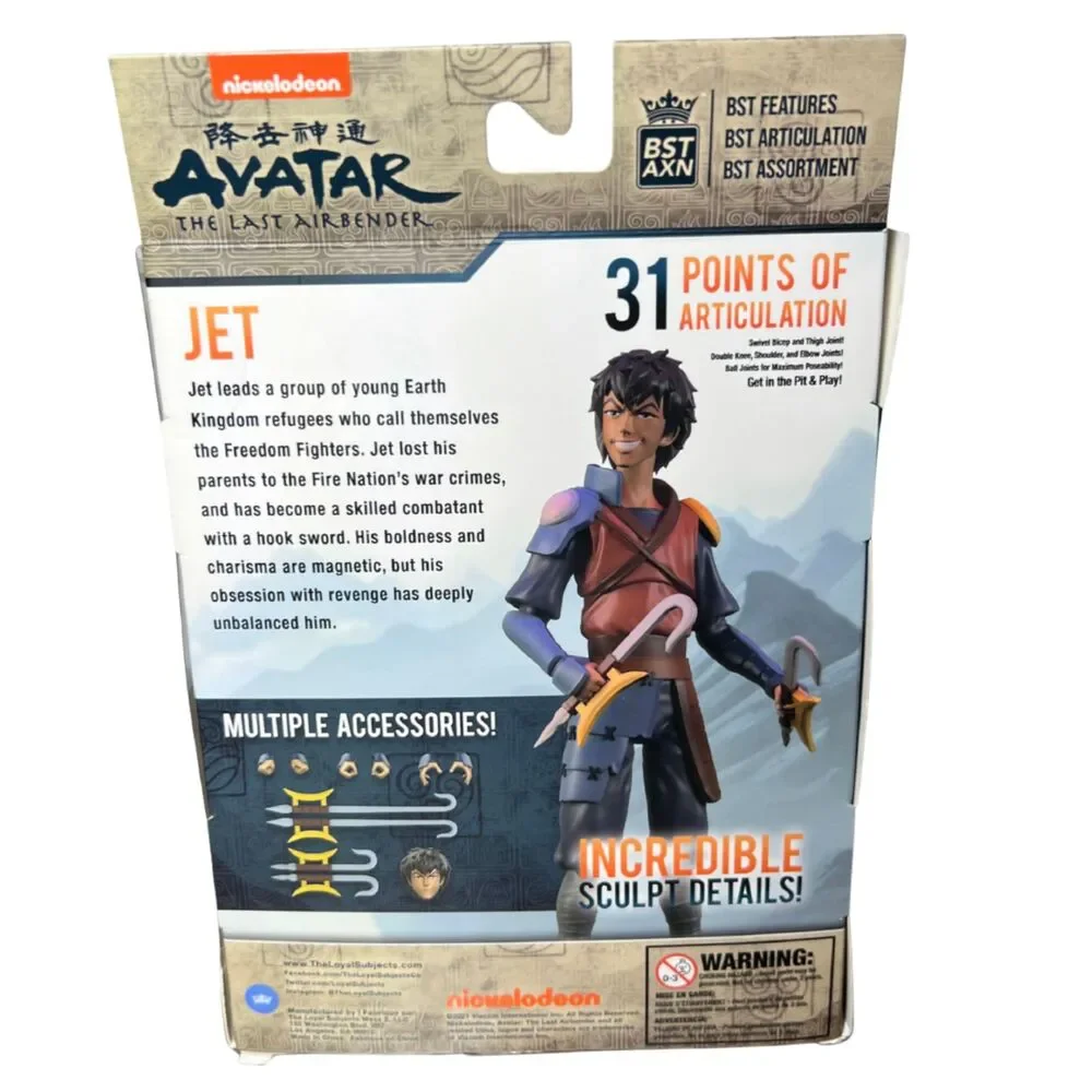 Avatar The Last Airbender - Jet - Modular & Articulated Action Figure - BST AXN